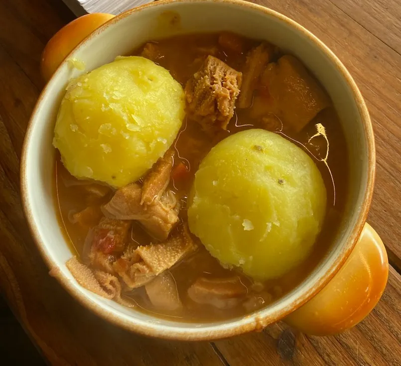 Tripes Et Pommes de Terre Vapeur